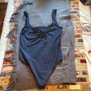 A&F Lace Up Bodysuit